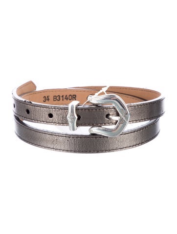 Brighton Belts Skinny Leather Belt S