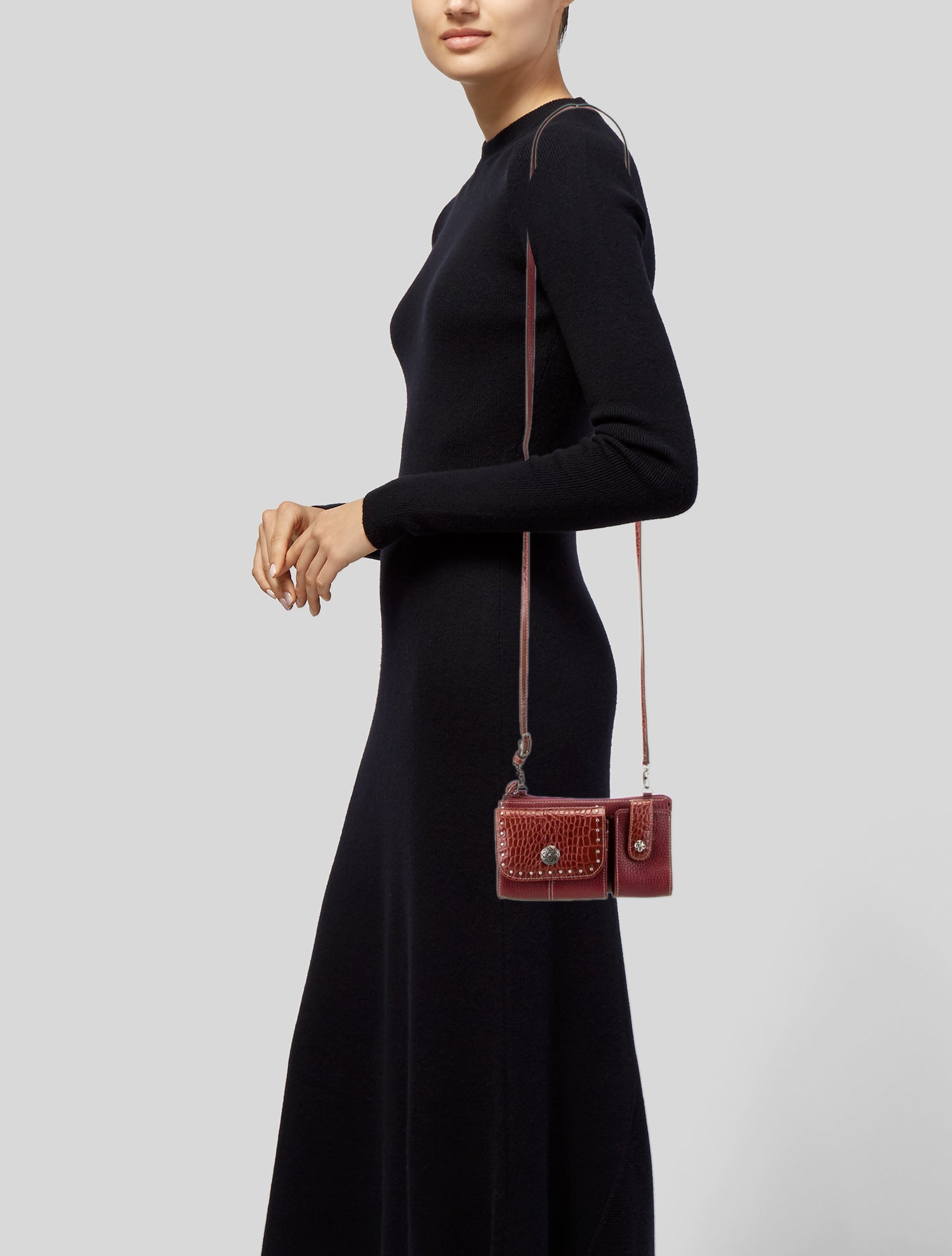 Brighton Leather Crossbody Bag