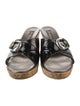 Brighton Patent Leather Slides