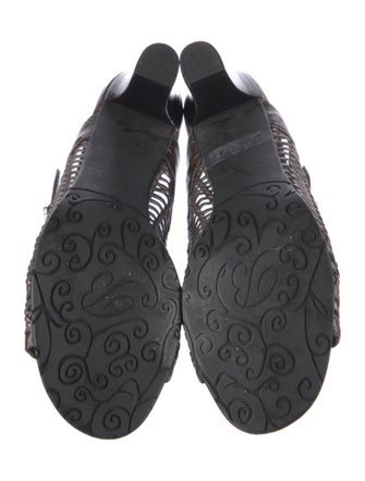 Brighton Embossed Leather Printed Slides