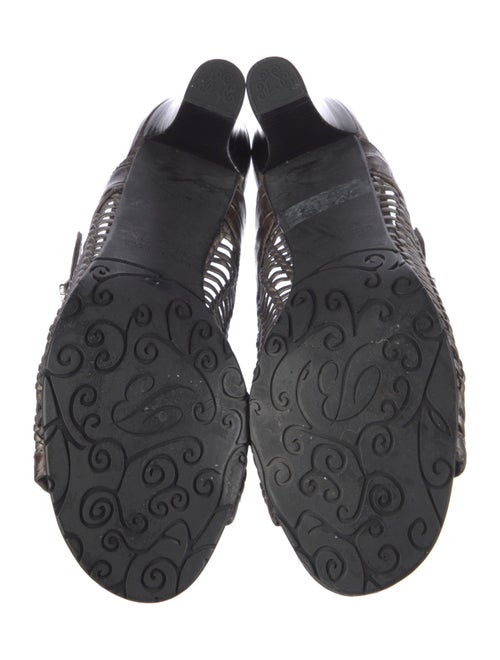 Brighton Embossed Leather Printed Slides