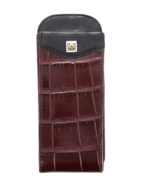 Brighton Embossed Leather Phone Holder