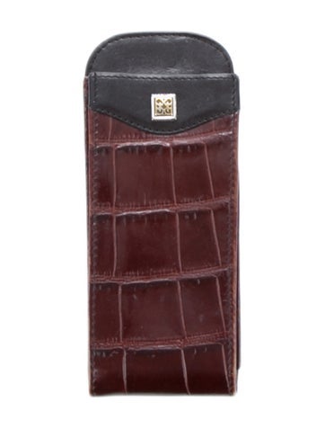 Brighton Travel Embossed Leather Phone Holder