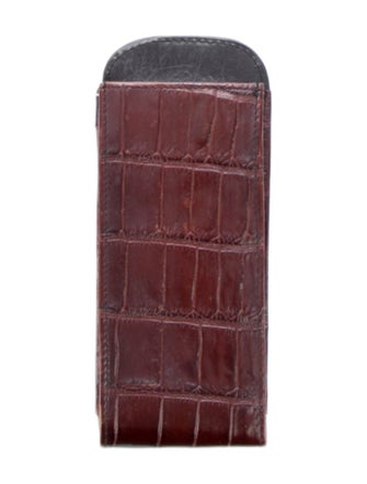 Brighton Embossed Leather Phone Holder