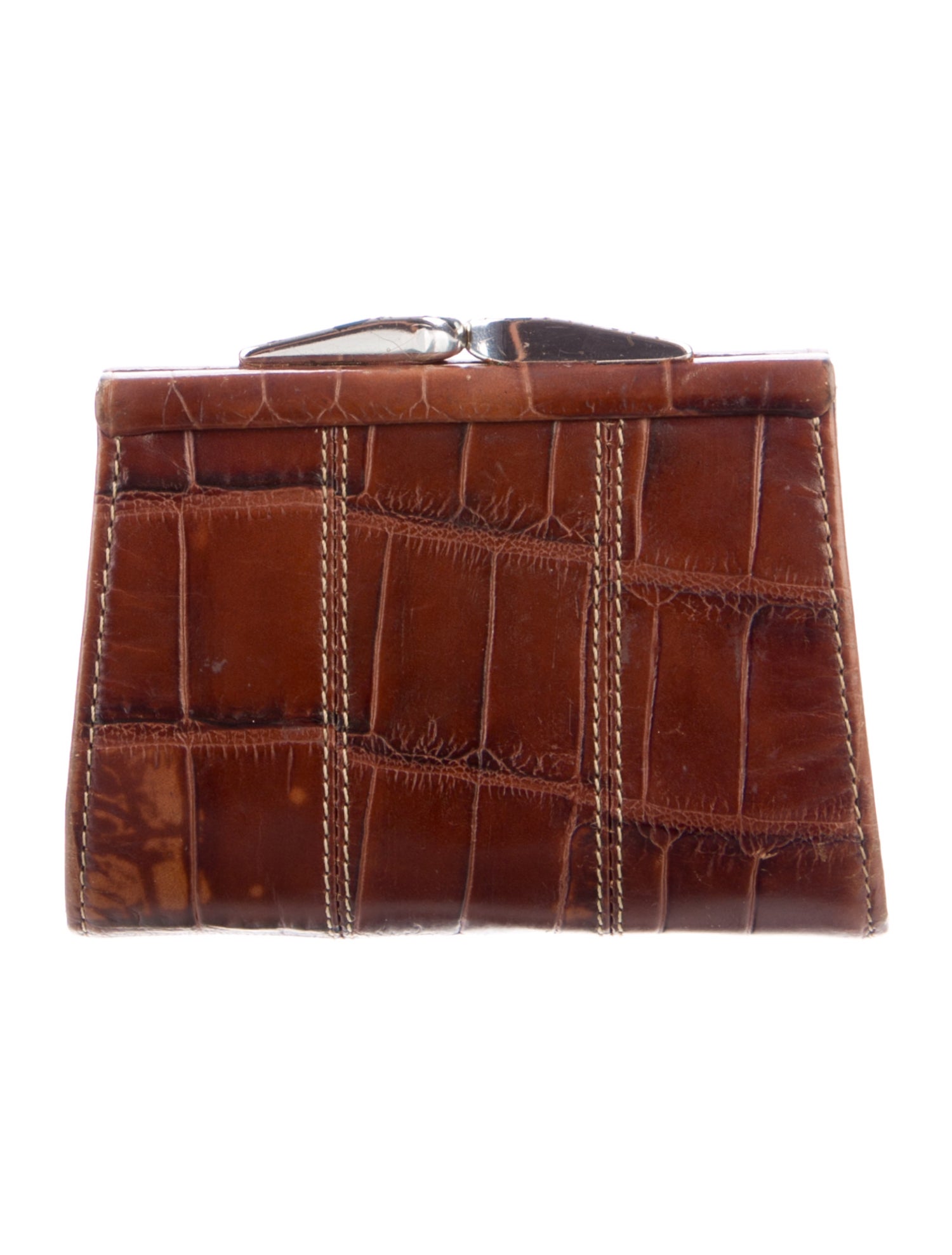 Brighton Embossed Leather Printed Coin Pouch