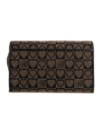 Brighton Canvas Printed Wristlet