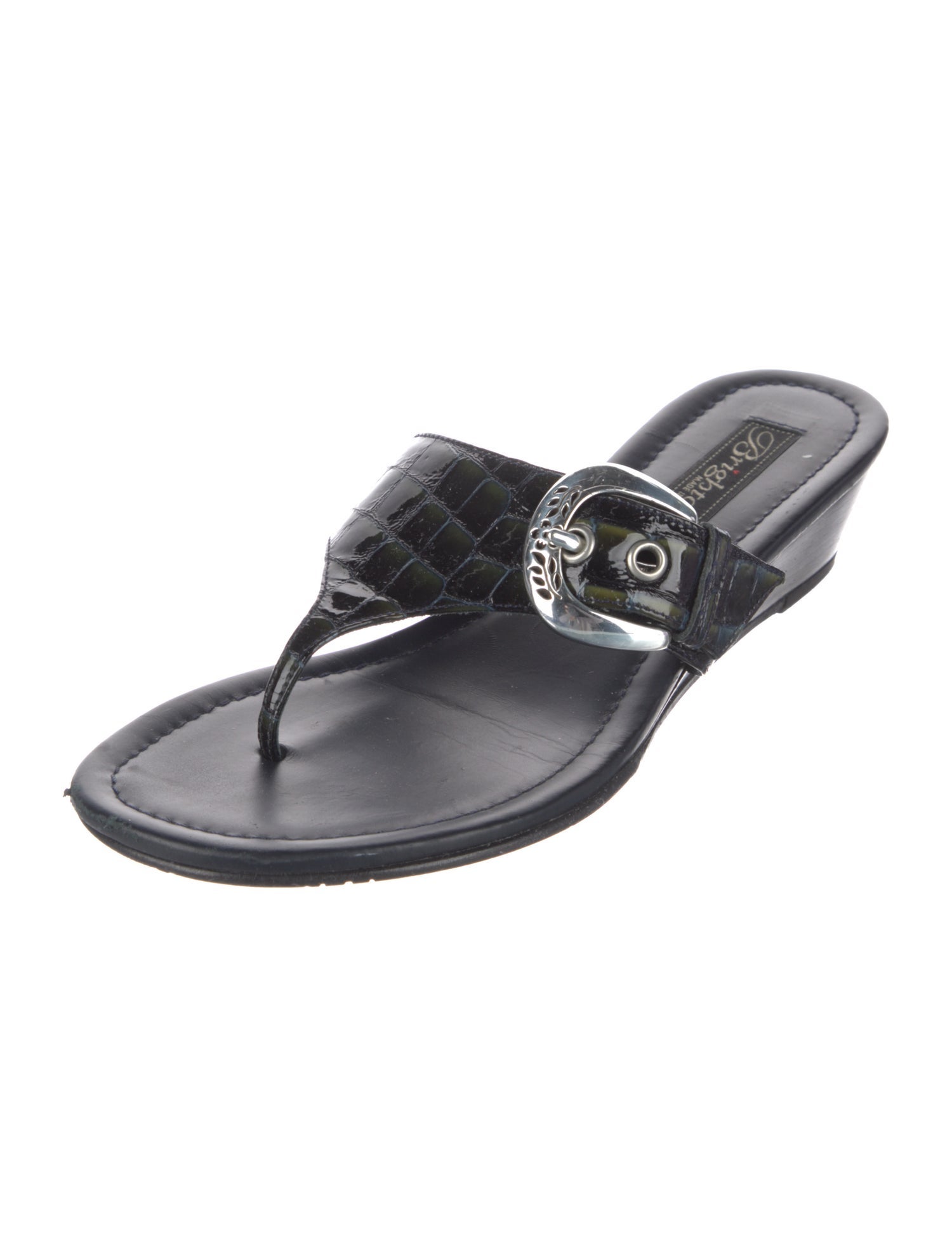 Brighton Leather Slides