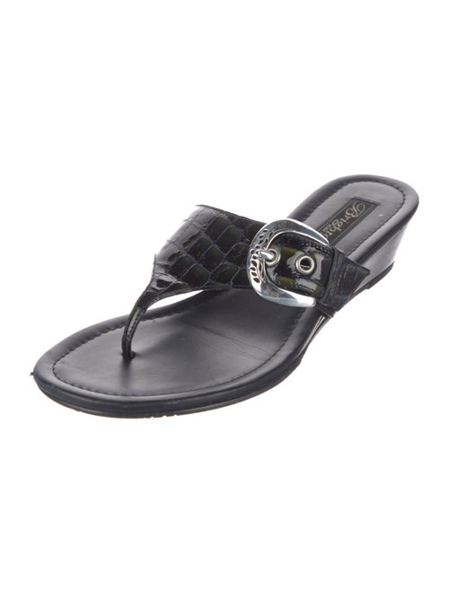 Brighton Leather Slides