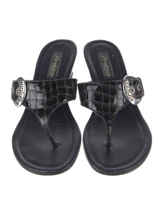 Brighton Leather Slides