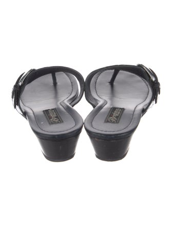 Brighton Leather Slides