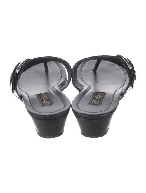 Brighton Leather Slides