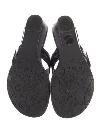 Brighton Leather Slides