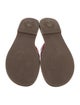 Brighton Embossed Leather Flip Flops