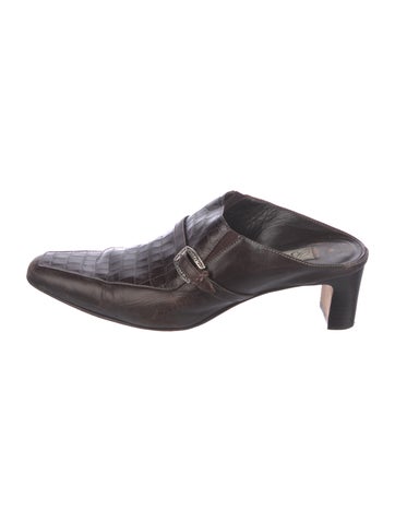 Brighton Pumps Leather Mules 8