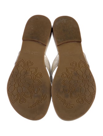 Brighton Leather Slides