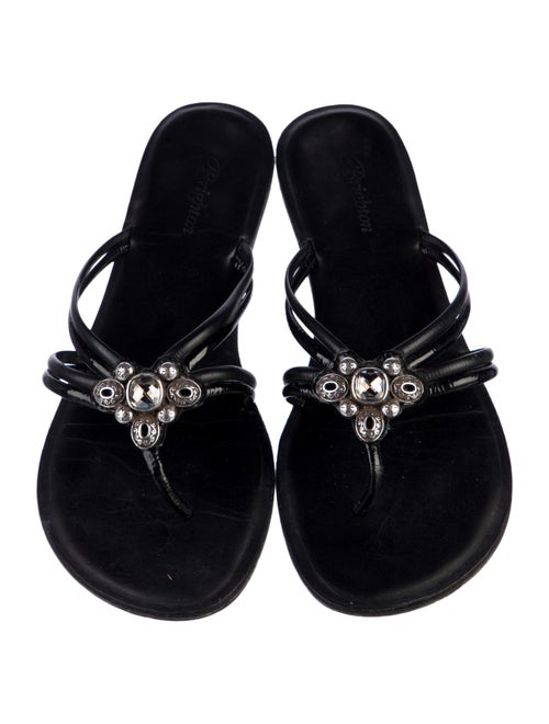 Brighton Leather Slides