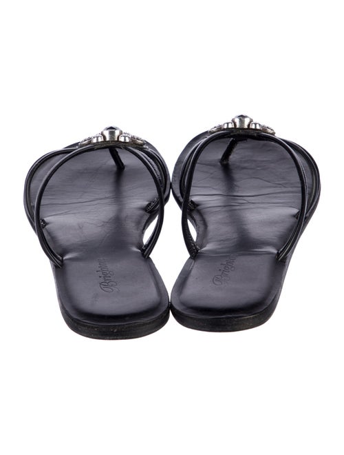 Brighton Leather Slides