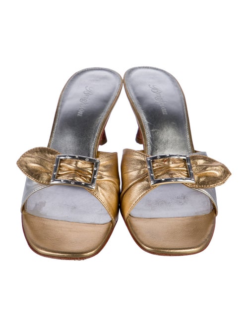 Brighton Leather Slides