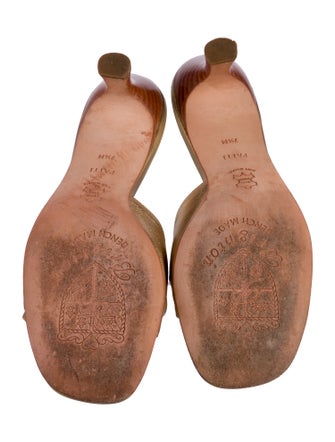 Brighton Leather Slides