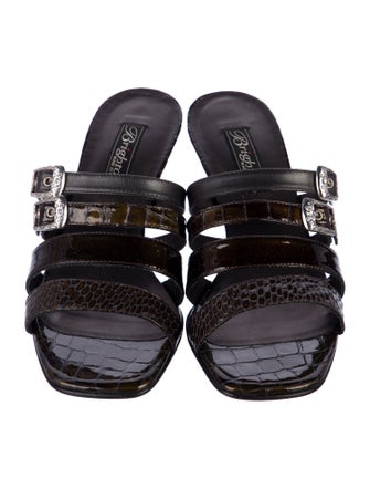 Brighton Patent Leather Slides