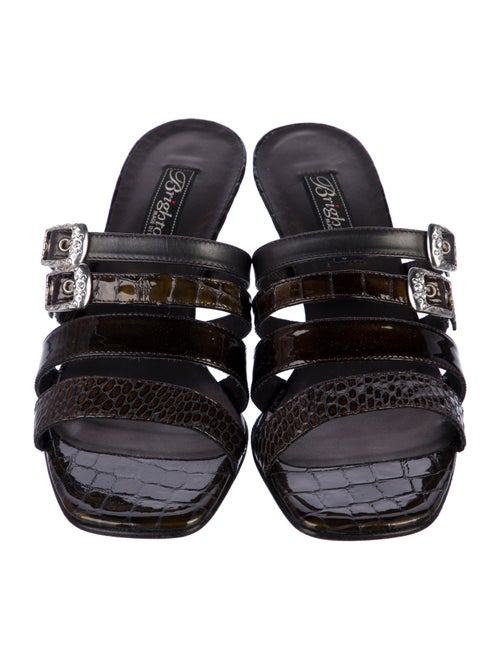 Brighton Patent Leather Slides