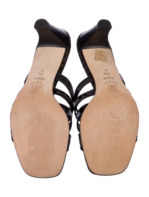 Brighton Patent Leather Slides