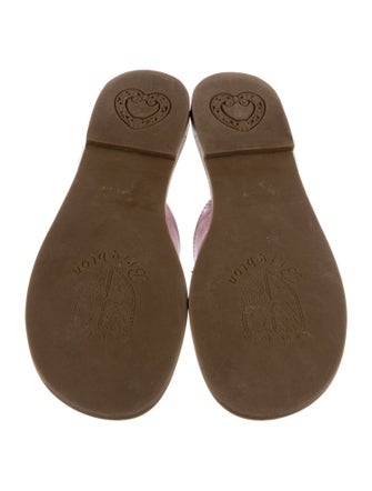 Brighton Leather Slides