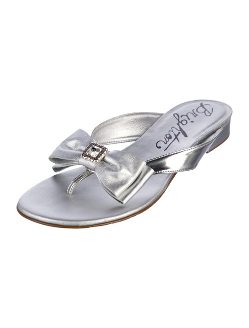 Brighton Leather Slides