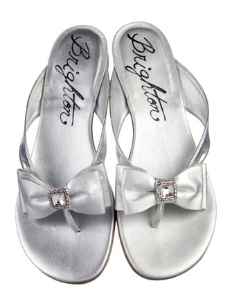 Brighton Leather Slides