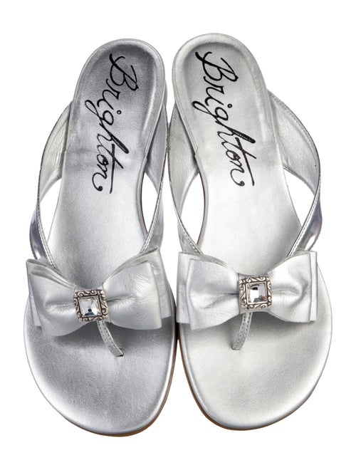 Brighton Leather Slides