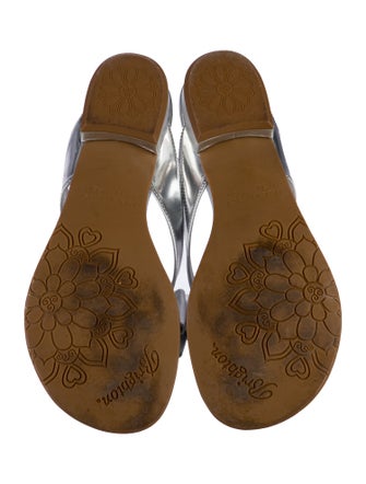 Brighton Leather Slides