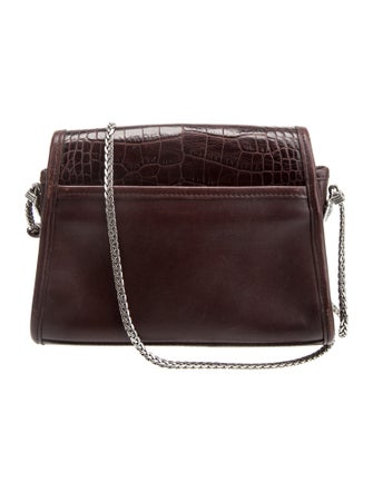 Brighton Embossed Leather Crossbody Bag