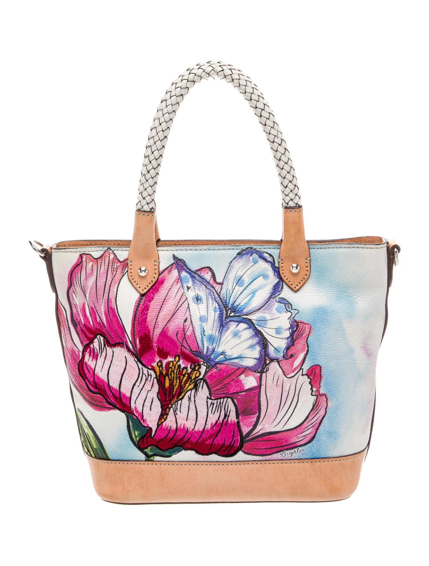 Brighton Leather Top Handle Bag