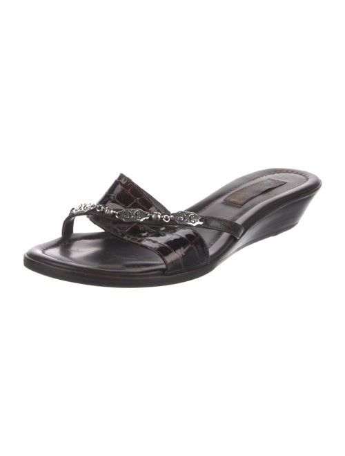 Brighton Leather Printed Slides