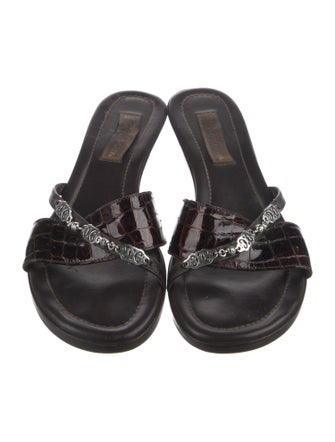 Brighton Leather Printed Slides