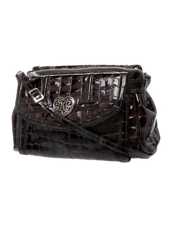 Brighton Patent Leather Crossbody Bag