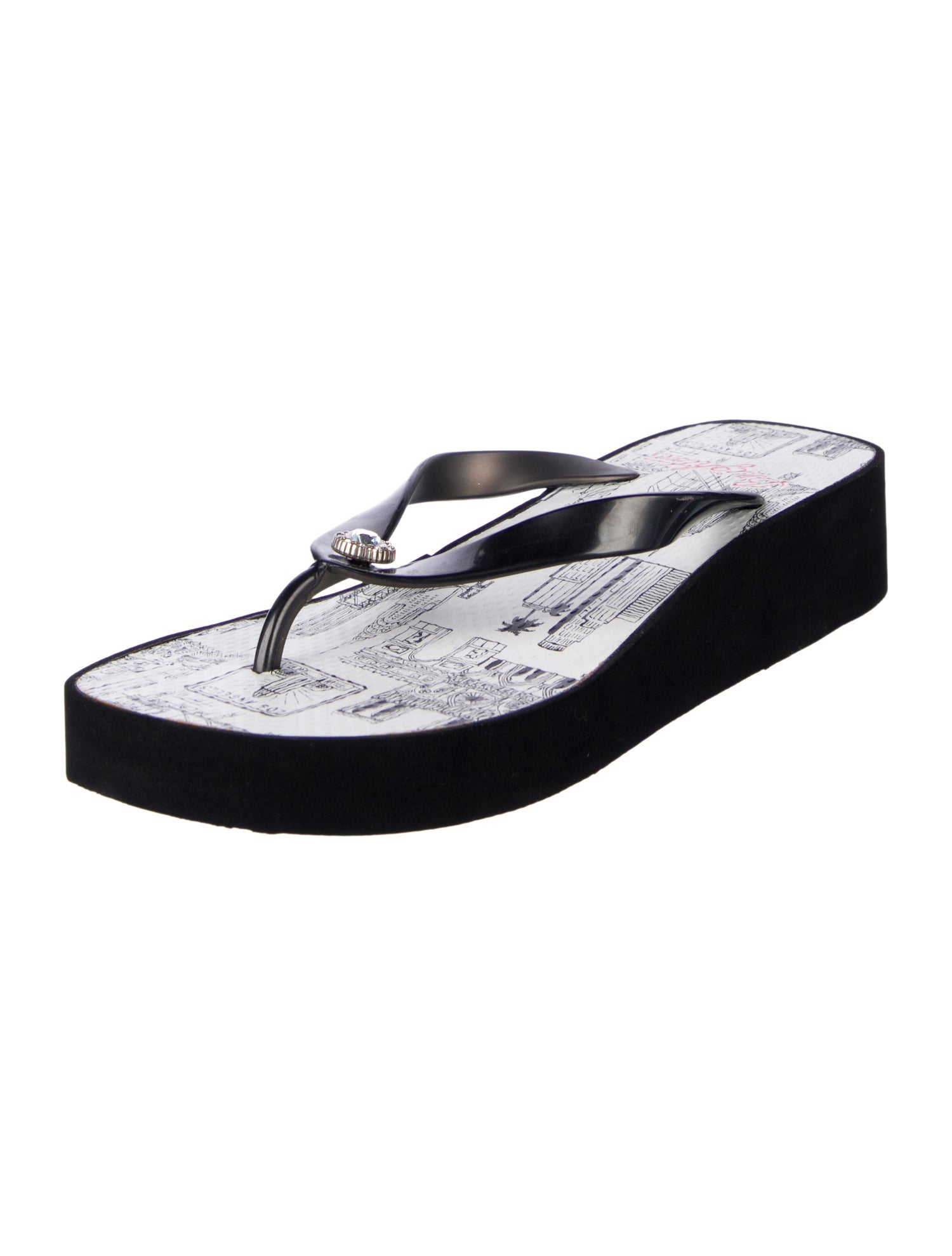 Brighton Rubber Printed Flip Flops