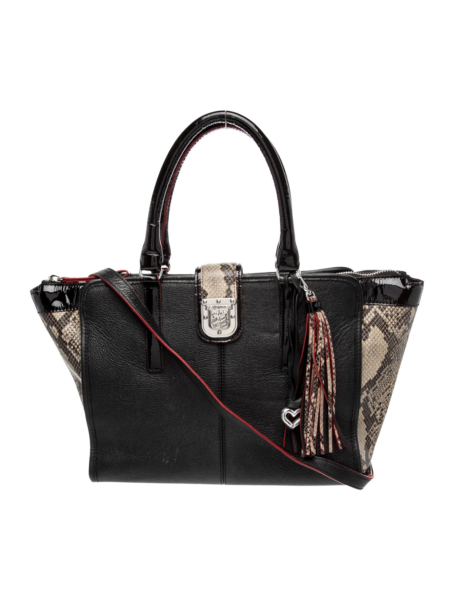 Brighton Leather Top Handle Bag