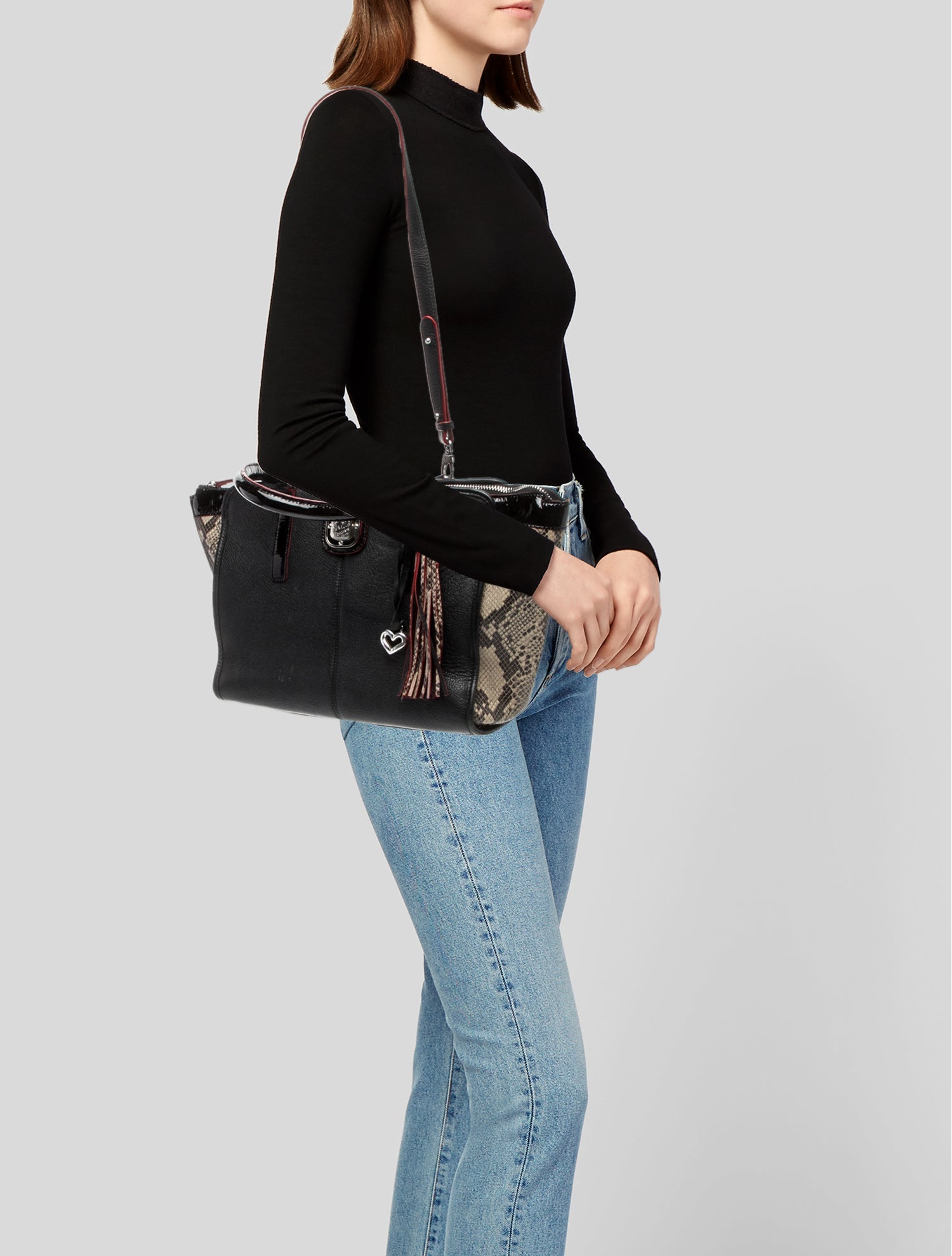Brighton Leather Top Handle Bag