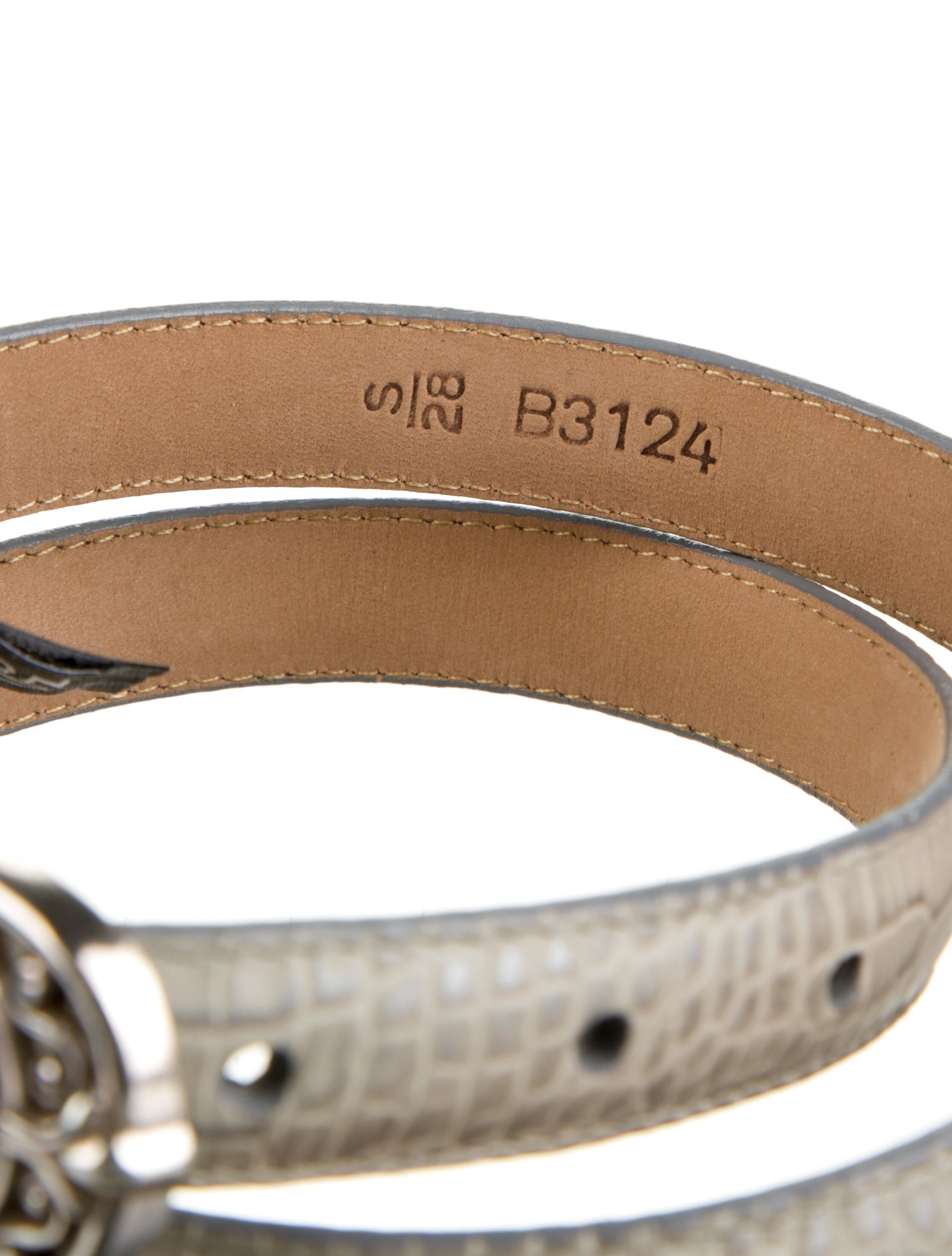 Brighton Skinny Leather Waist Belt