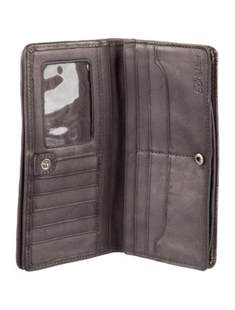 Brighton Leather Patterned Wristlet