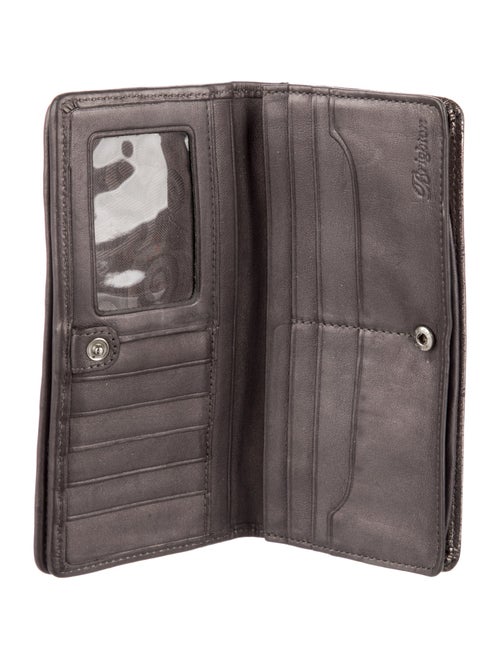 Brighton Leather Patterned Wristlet