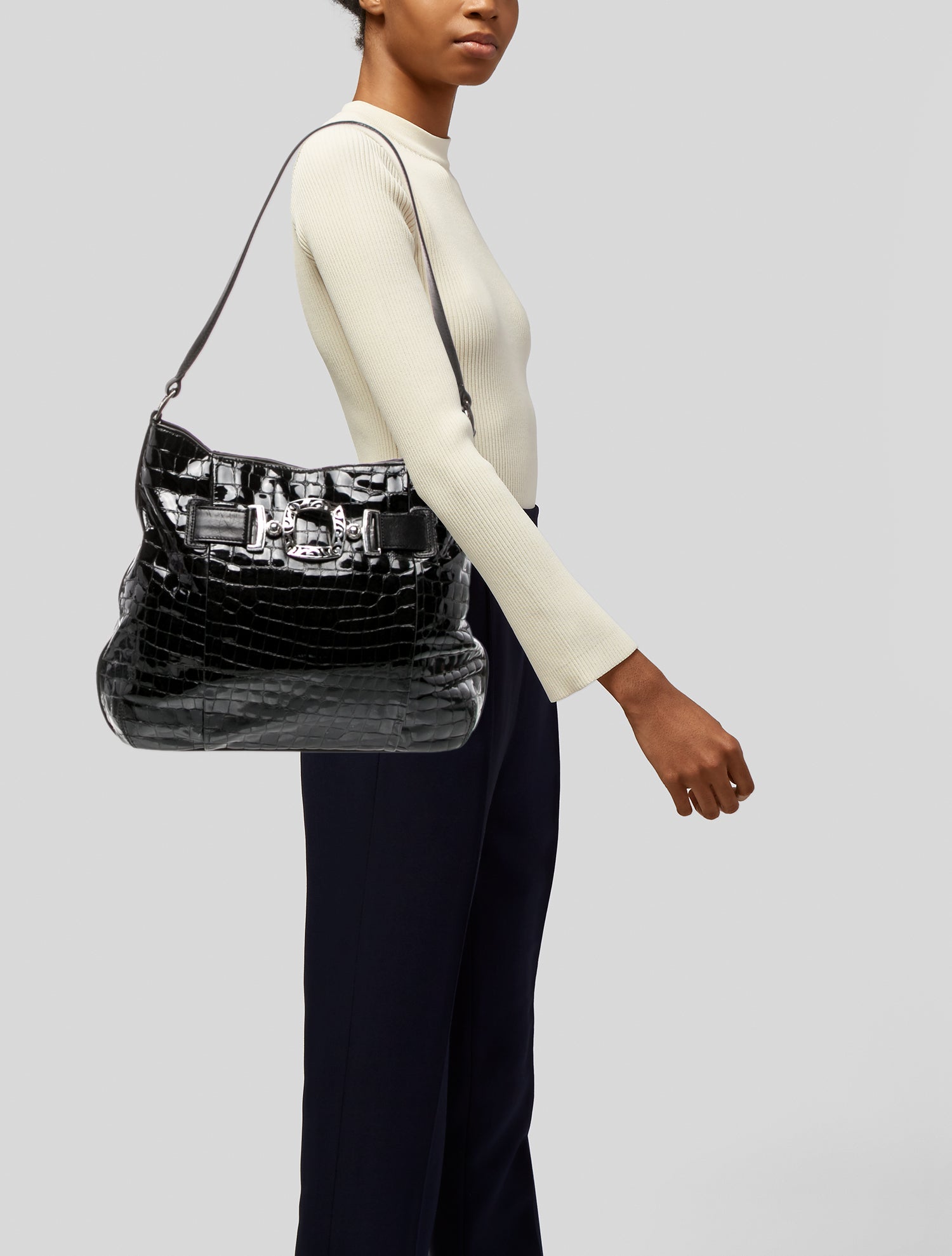 Brighton Patent Leather Shoulder Bag
