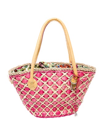 Brighton Raffia Top Handle Bag