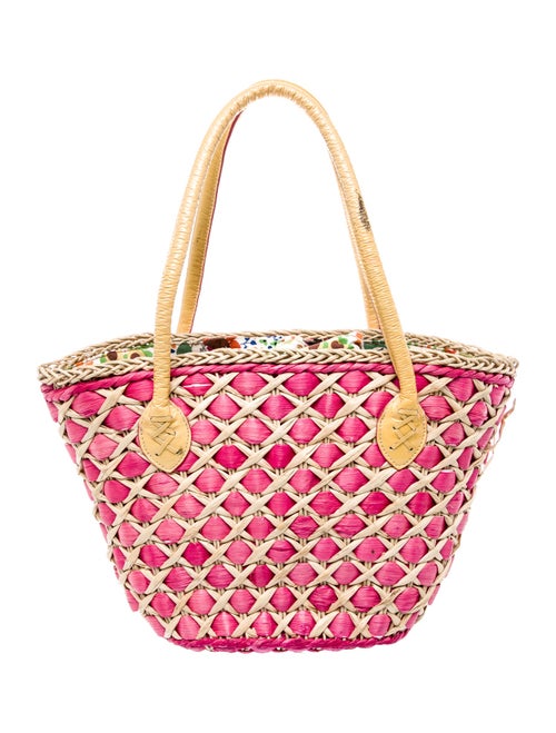 Brighton Raffia Top Handle Bag