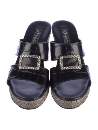 Brighton Leather Espadrilles