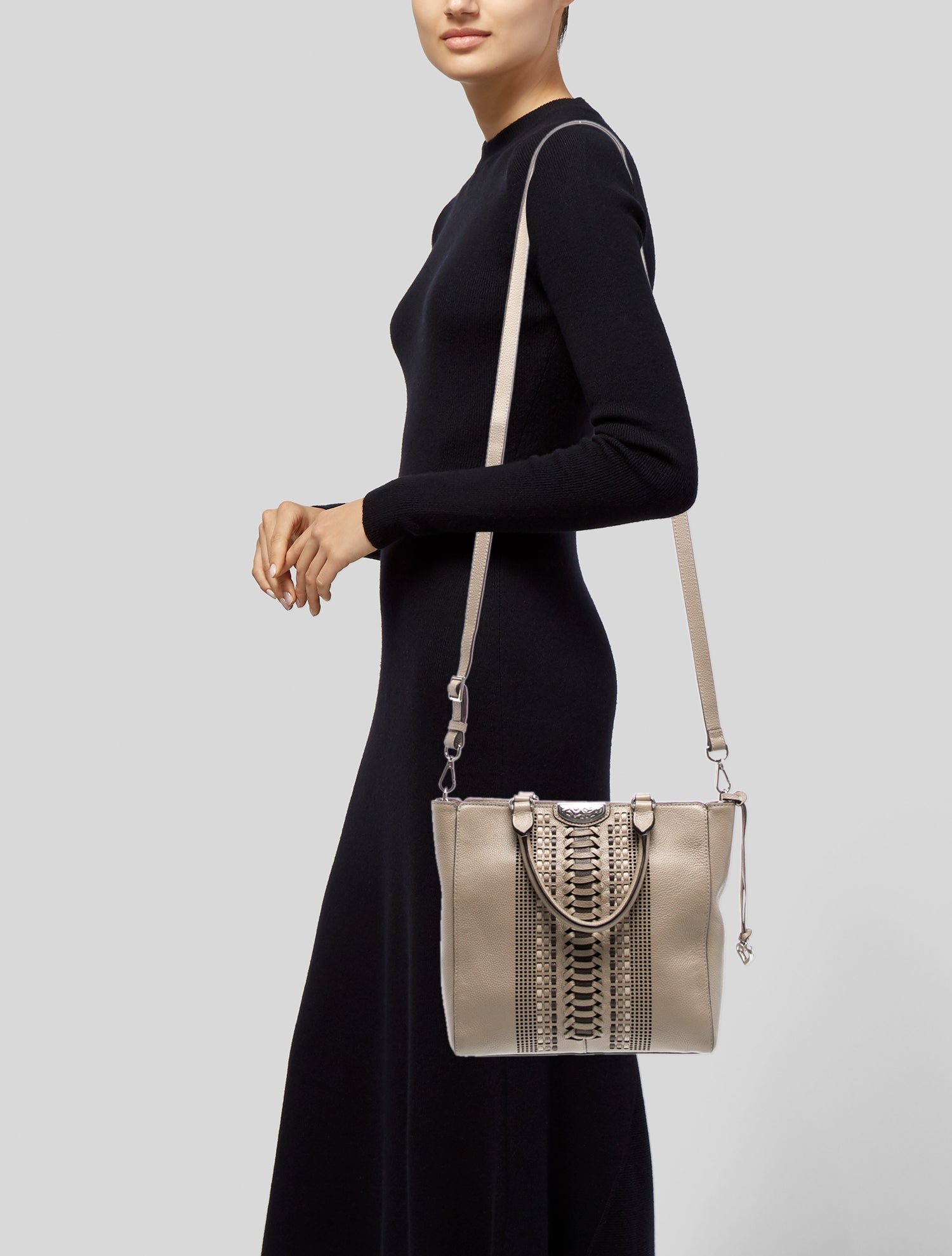 Brighton Leather Top Handle Bag