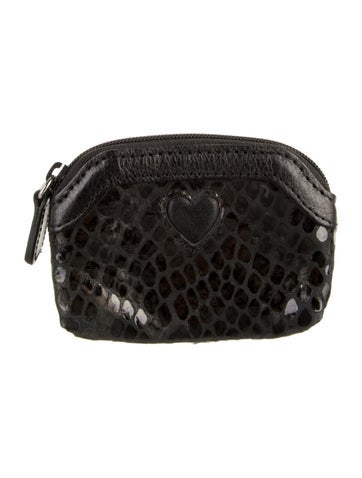 Brighton Wallets Embossed Leather Coin Pouch