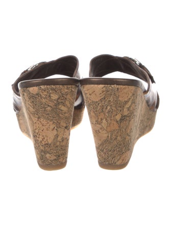 Brighton Patent Leather Printed Slides