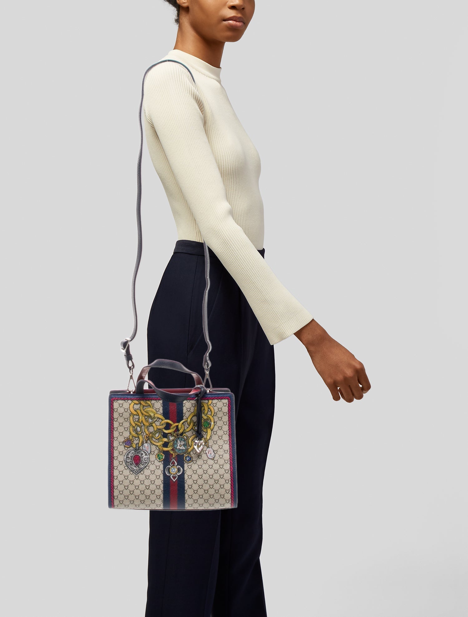 Brighton Leather Top Handle Bag